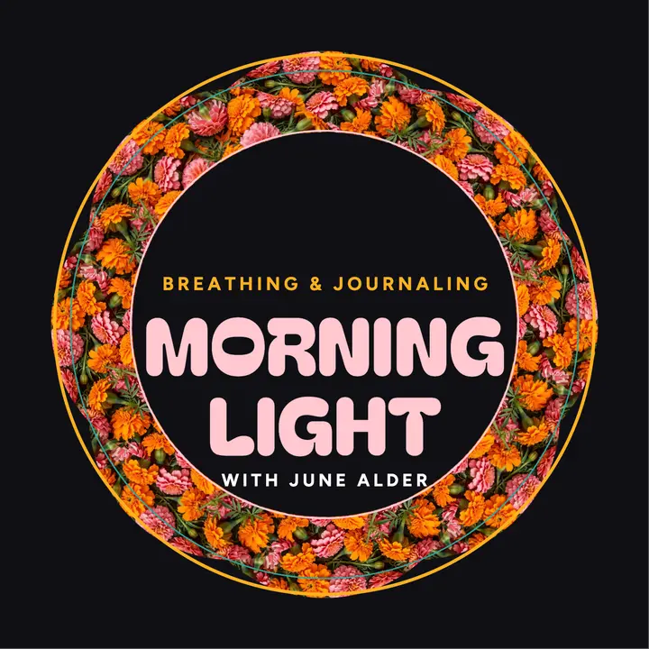 Morning Light calm mandala podcast cover template