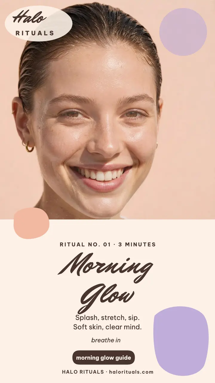 Halo Rituals morning glow story template