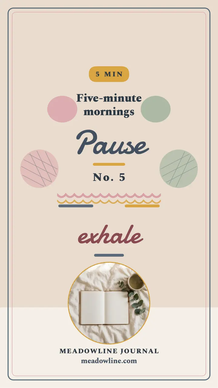 Meadowline five-minute mornings painted story template