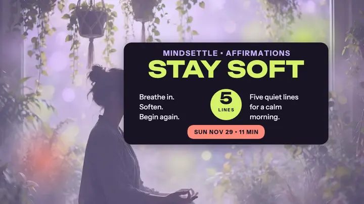 Mindsettle morning lines thumbnail template