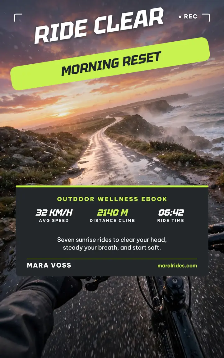 Ride Clear morning reset ebook template