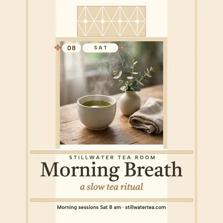 Stillwater morning tea ritual post template