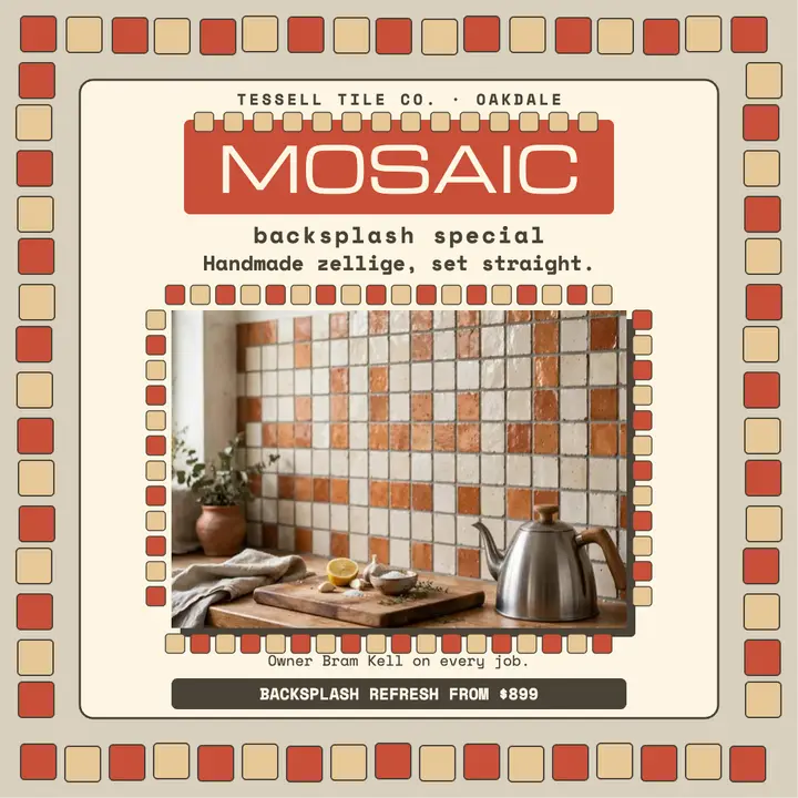Tessell mosaic backsplash installer post template