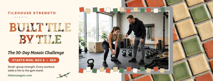 Tilehouse Strength mosaic challenge cover template