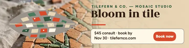 Tilefern mosaic studio billboard template