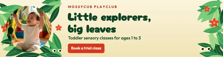 Mossycub Playclub toddler class naive jungle billboard template