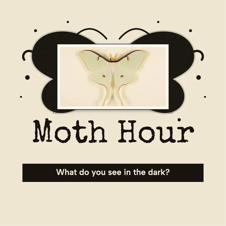 Moth Hour podcast cover template