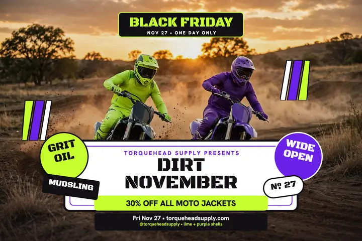 Torquehead dirt november moto drop template