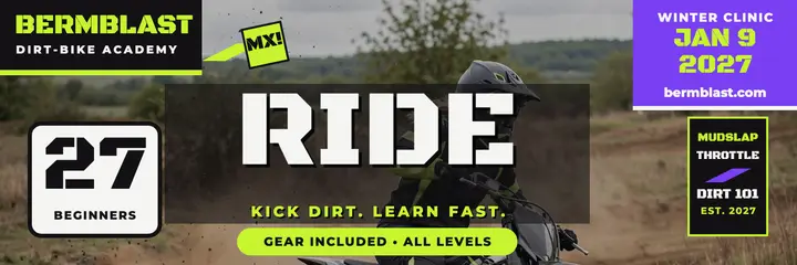 Bermblast dirt-bike academy header template