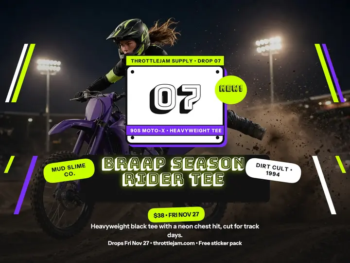 Throttlejam rider tee drop slide template