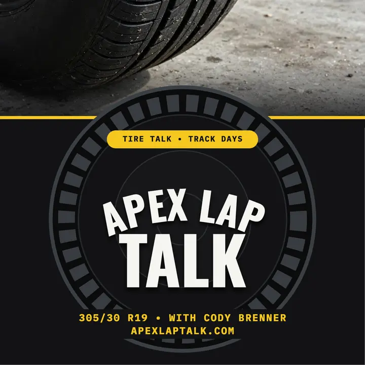 Apex Lap Talk tire podcast cover template