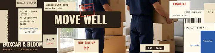 Boxcar and Bloom careful moves banner template