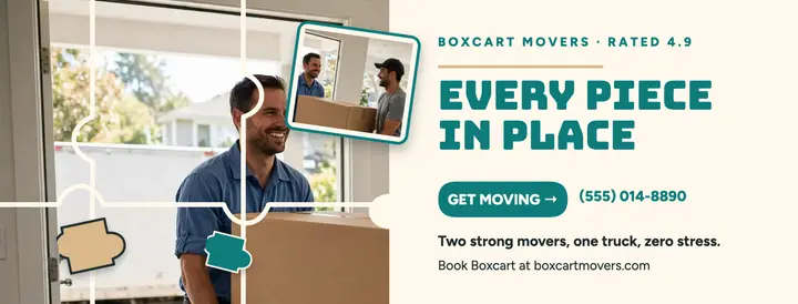 Boxcart Movers puzzle promo cover template