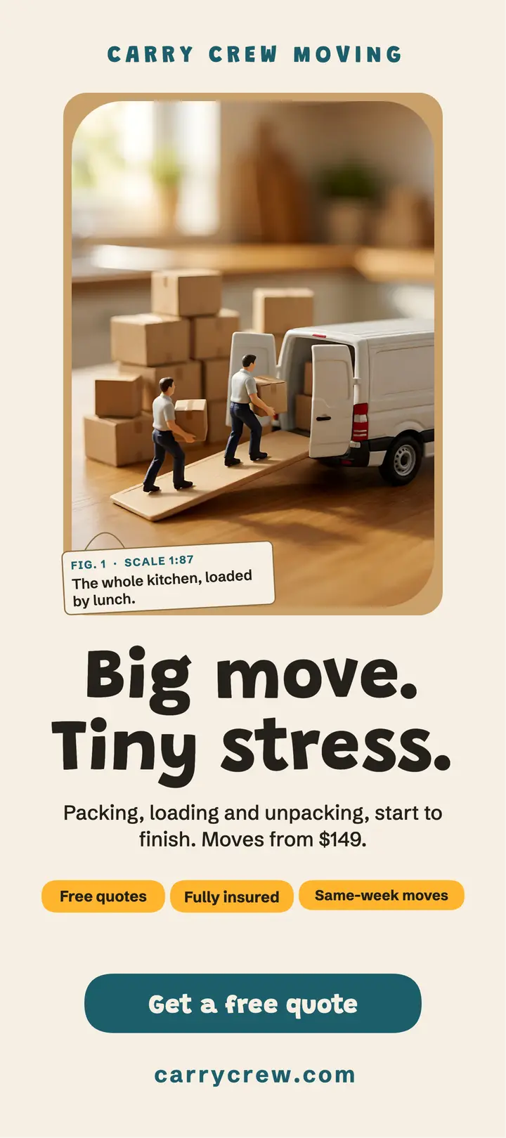 Carry Crew Moving rack card template