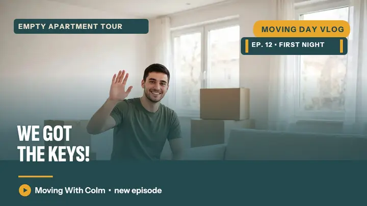 Moving With Colm moving day keys thumbnail template