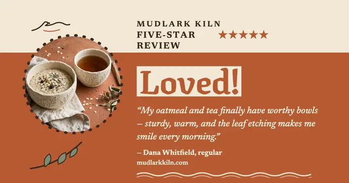 Mudlark Kiln pottery review post template