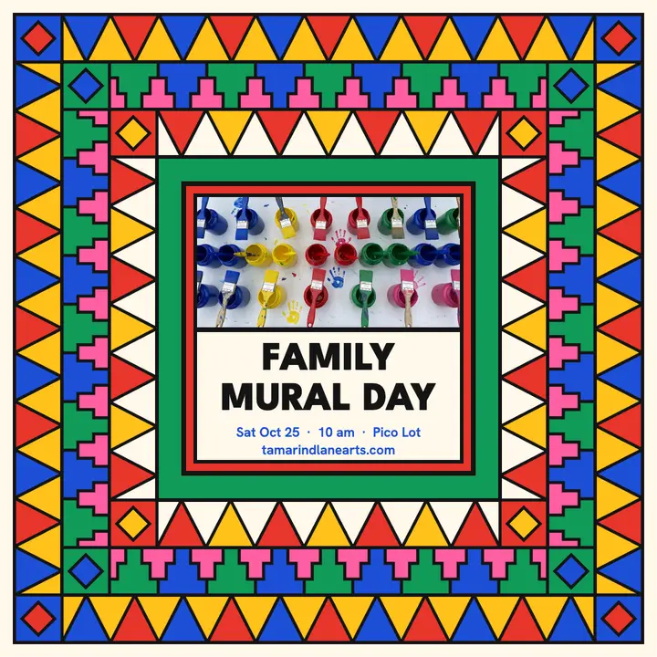 Tamarind Lane Arts family mural day post template