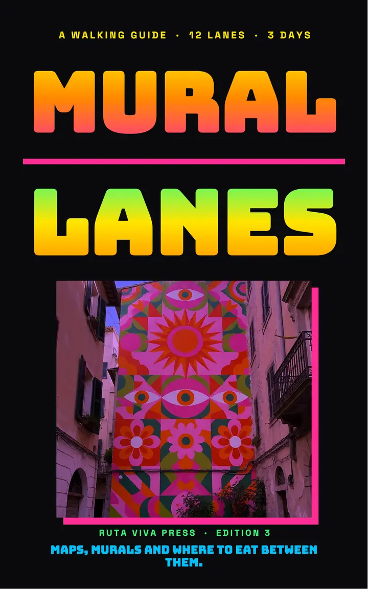 Mural Lanes street art guide ebook cover template