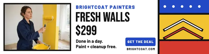 Brightcoat Painters mural billboard: painter billboard template