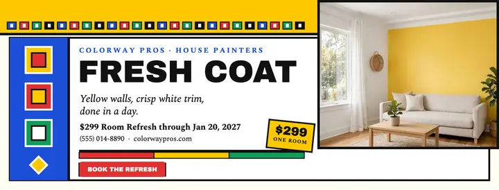 Colorway Pros mural painters cover template