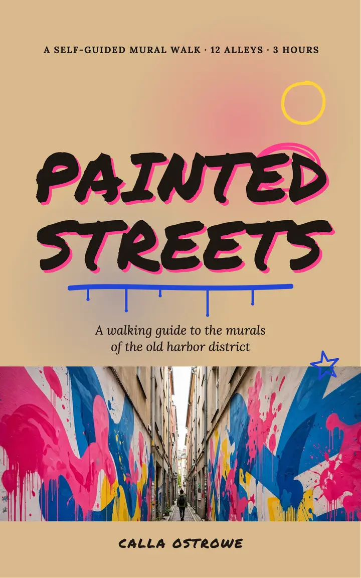 Painted Streets mural guide cover template