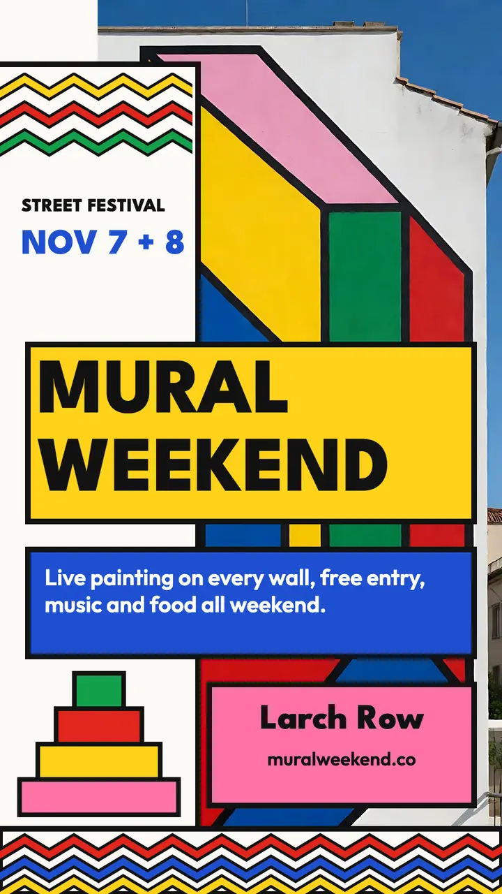 Mural Weekend street festival template