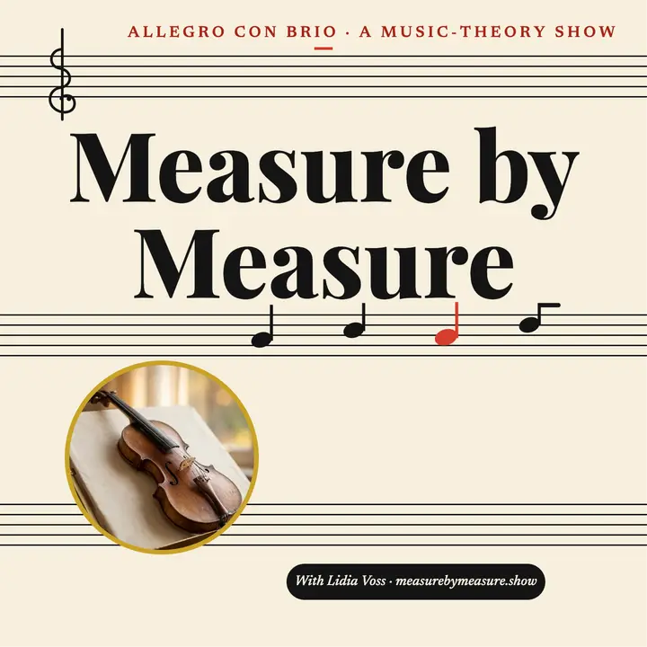 Measure by Measure music theory cover template