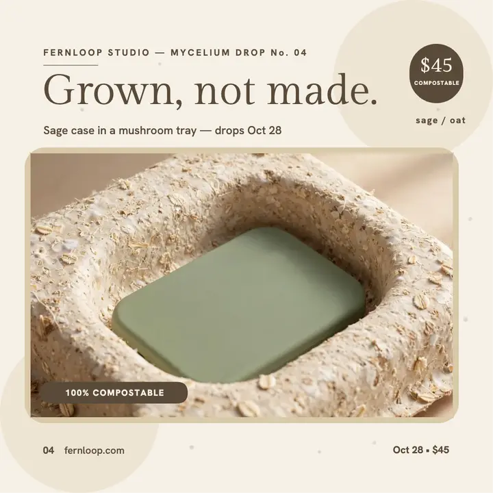 Fernloop compostable case launch template