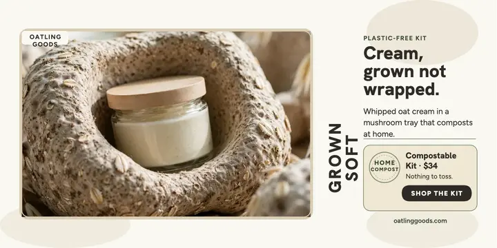 Oatling Goods mycelium self-care kit post template