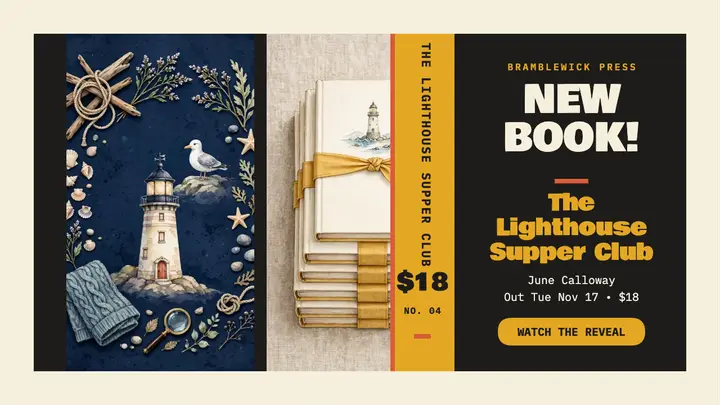 Lighthouse Supper Club book launch thumbnail template
