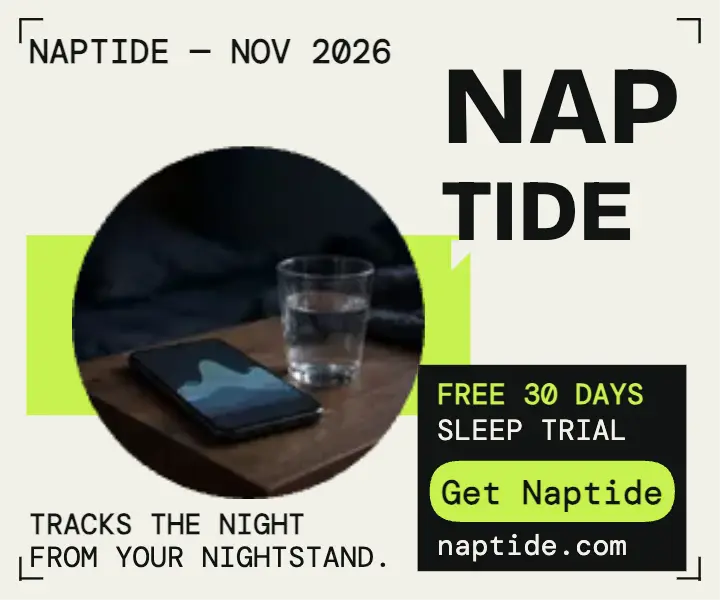 Naptide sleep app launch ad template