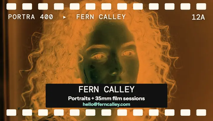 Fern Calley negative strip card template