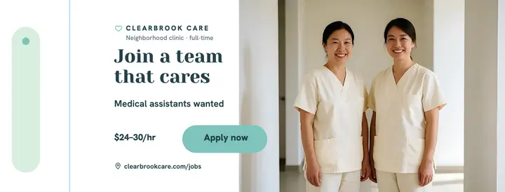Clearbrook Care clinic hiring cover: clinic hiring cover template