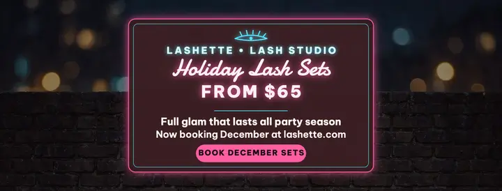 Lashette holiday lash sets neon cover template