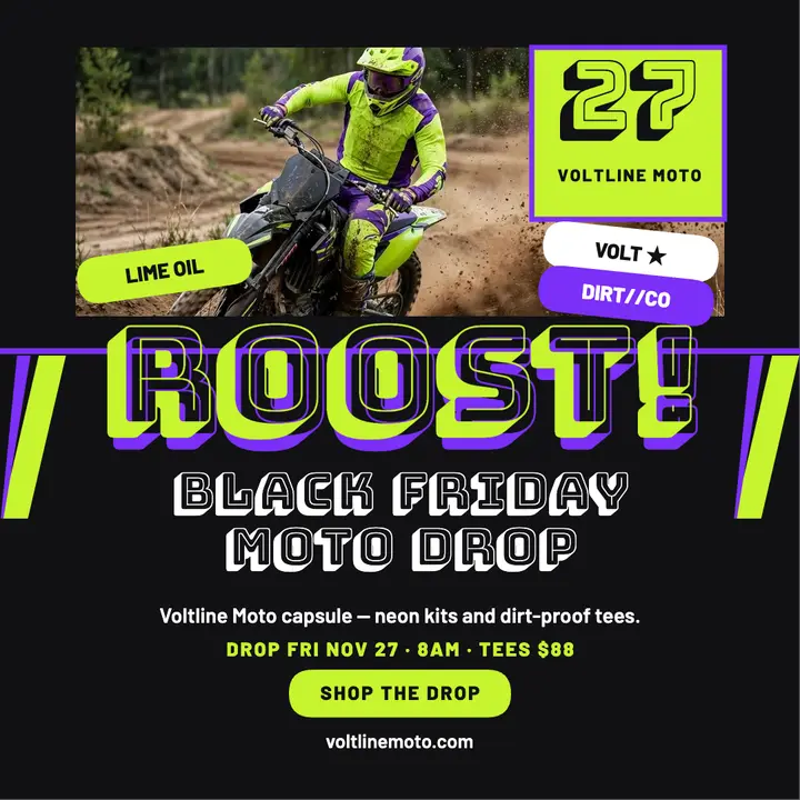 Voltline Moto Black Friday drop post template