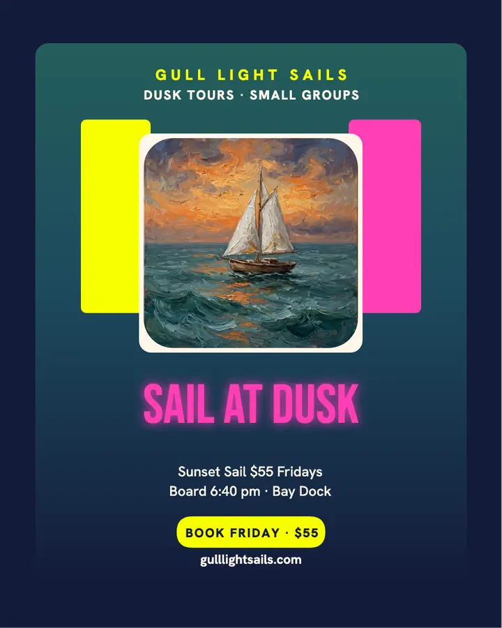 Gull Light Sails sunset sail post template