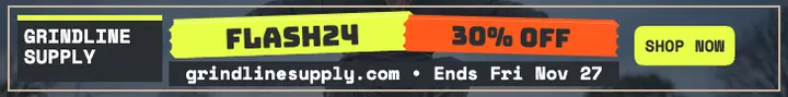 Grindline Supply flash sale leaderboard template