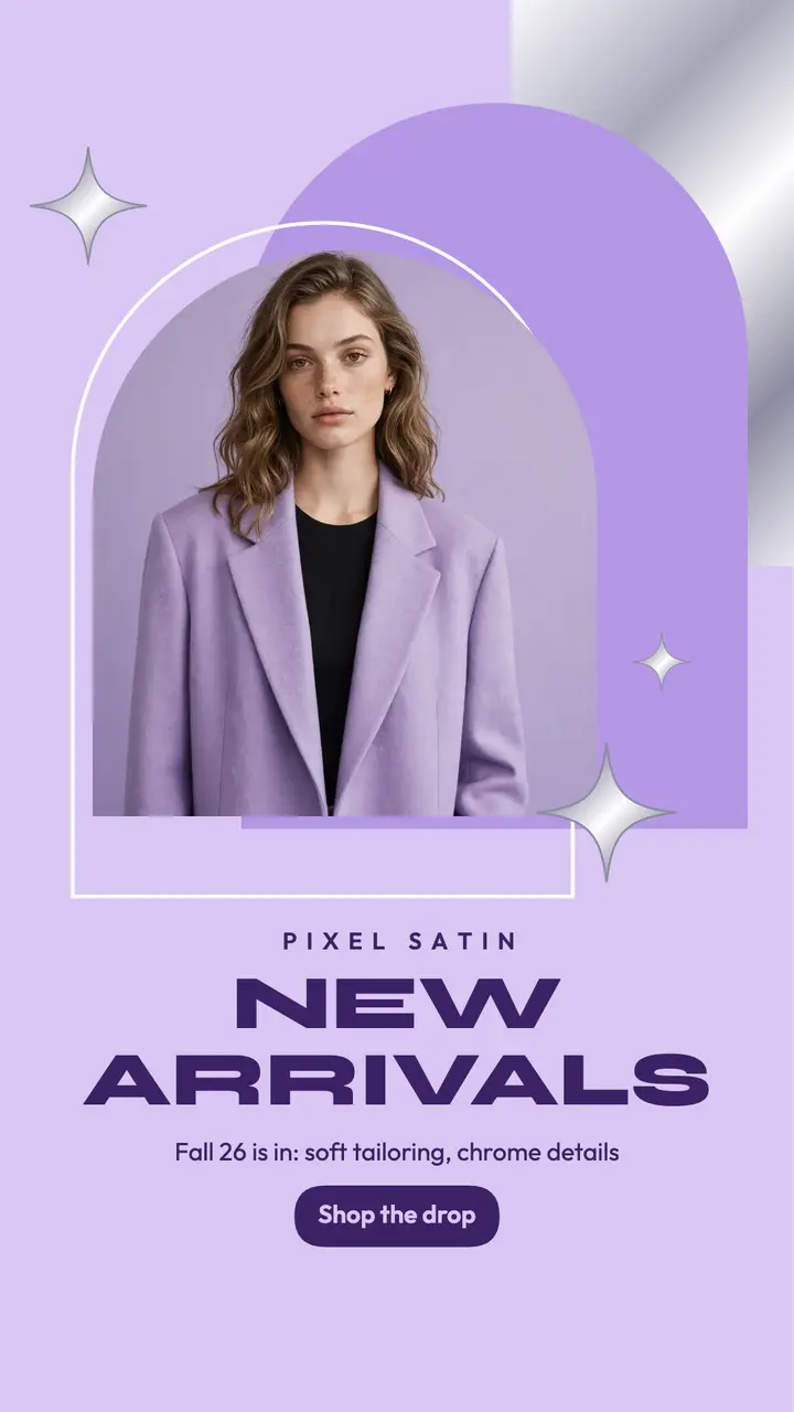 Y2K new arrivals story template