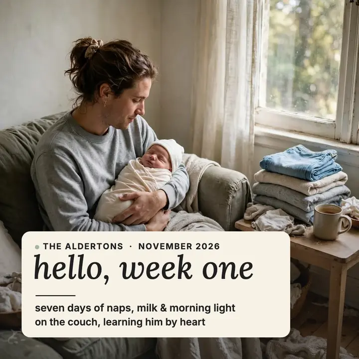 Aldertons week one at home post template