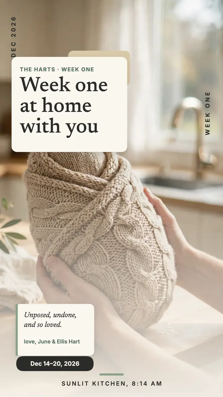 Hart week one at home story template