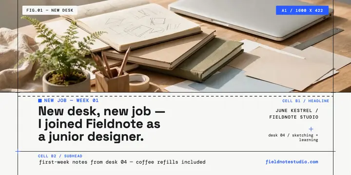 New desk new job X post template