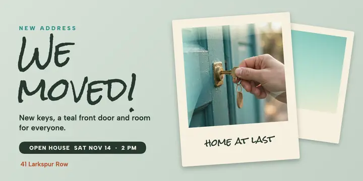 Larkspur Row new keys moving post template