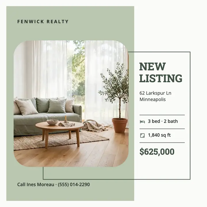 New listing post template