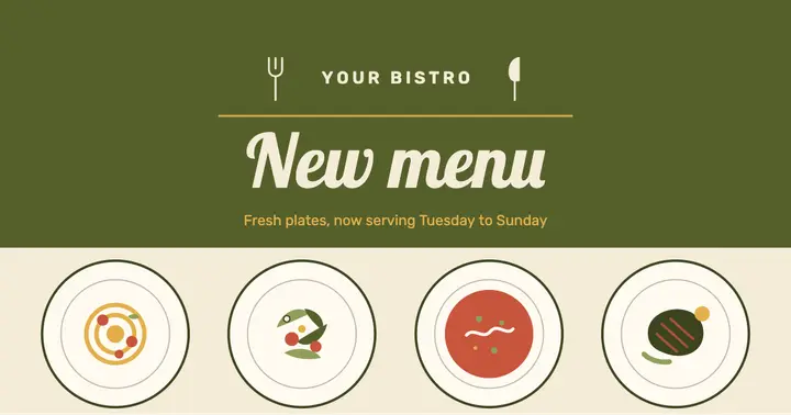 New menu bistro post template