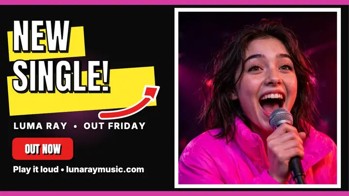 Luma Ray new single drop thumbnail template