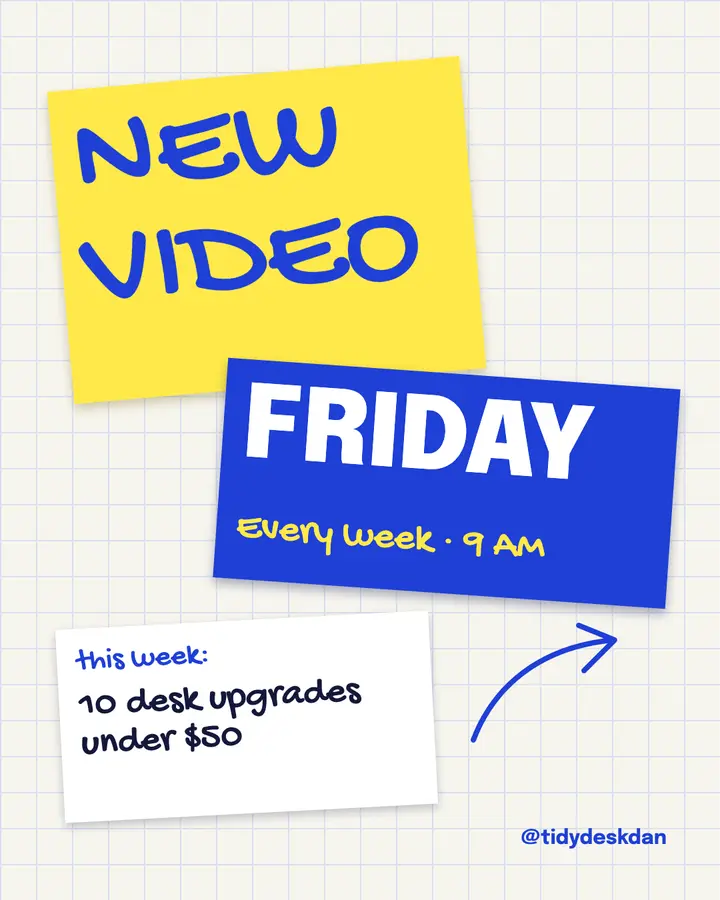 New video Friday notes template