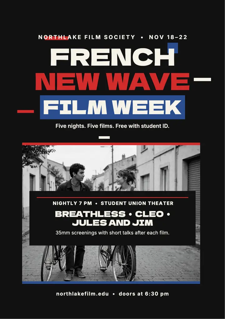 Northlake French New Wave week flyer template