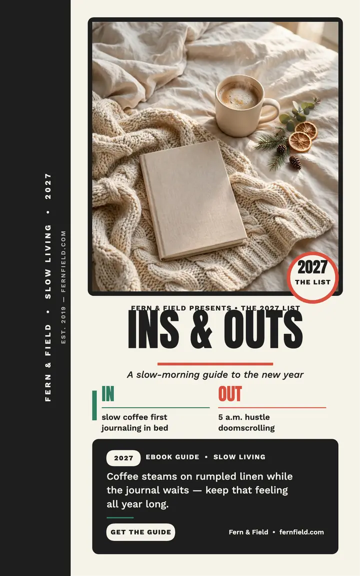 The 2027 List ins and outs ebook template