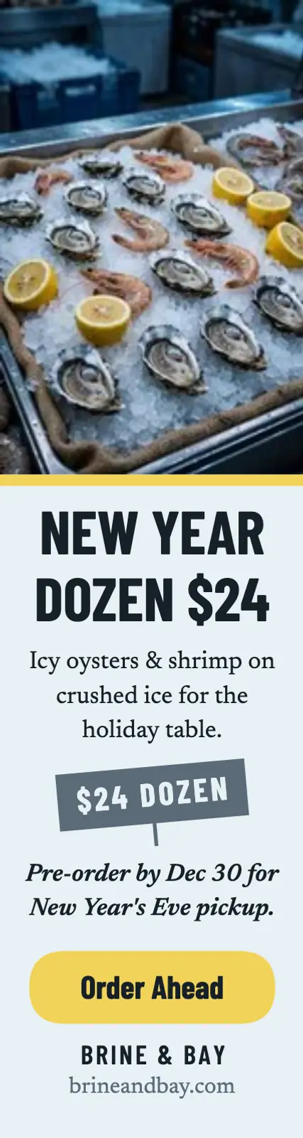 Brine and Bay New Year dozen skyscraper template
