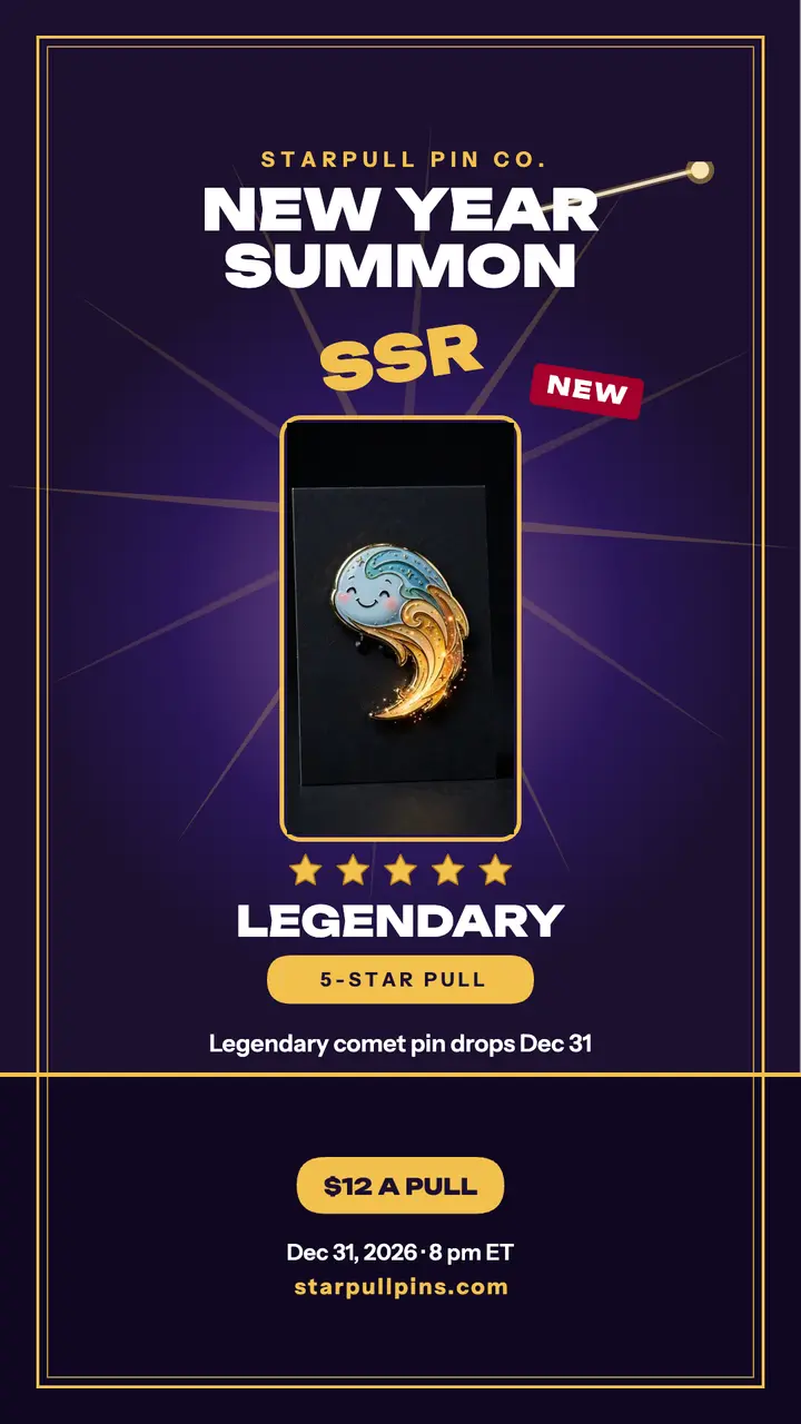 Starpull New Year pin summon story template